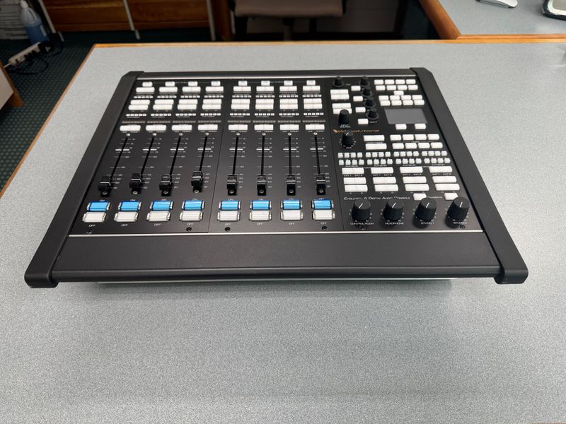 Wheatstone E6 In house Demo Console,  8 Faders with Monitor Section