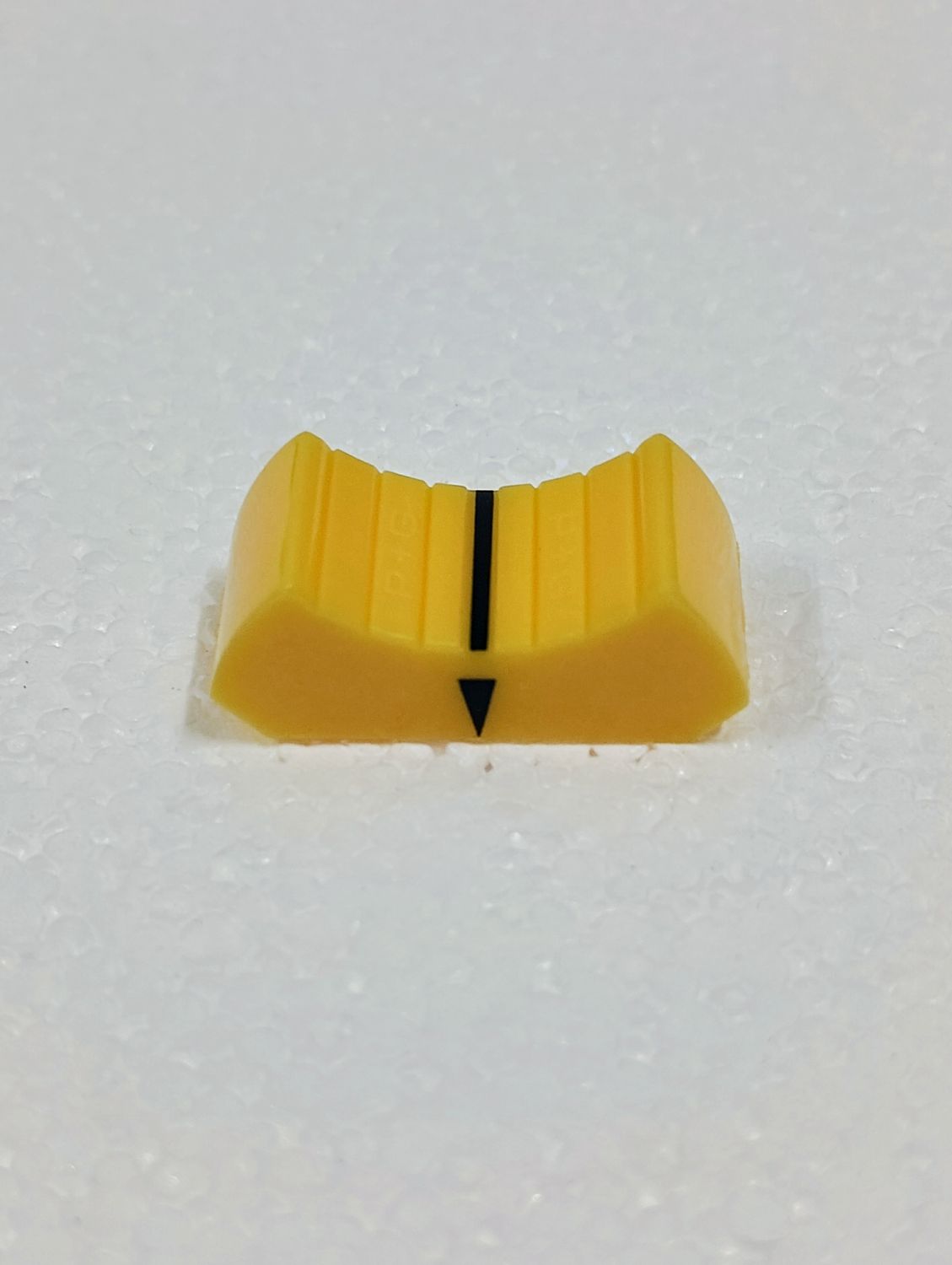 Yellow Fader Knob with Black Indicator Line