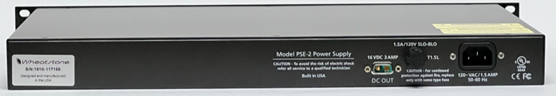Wheatstone PSE-2 Power Supply Demo