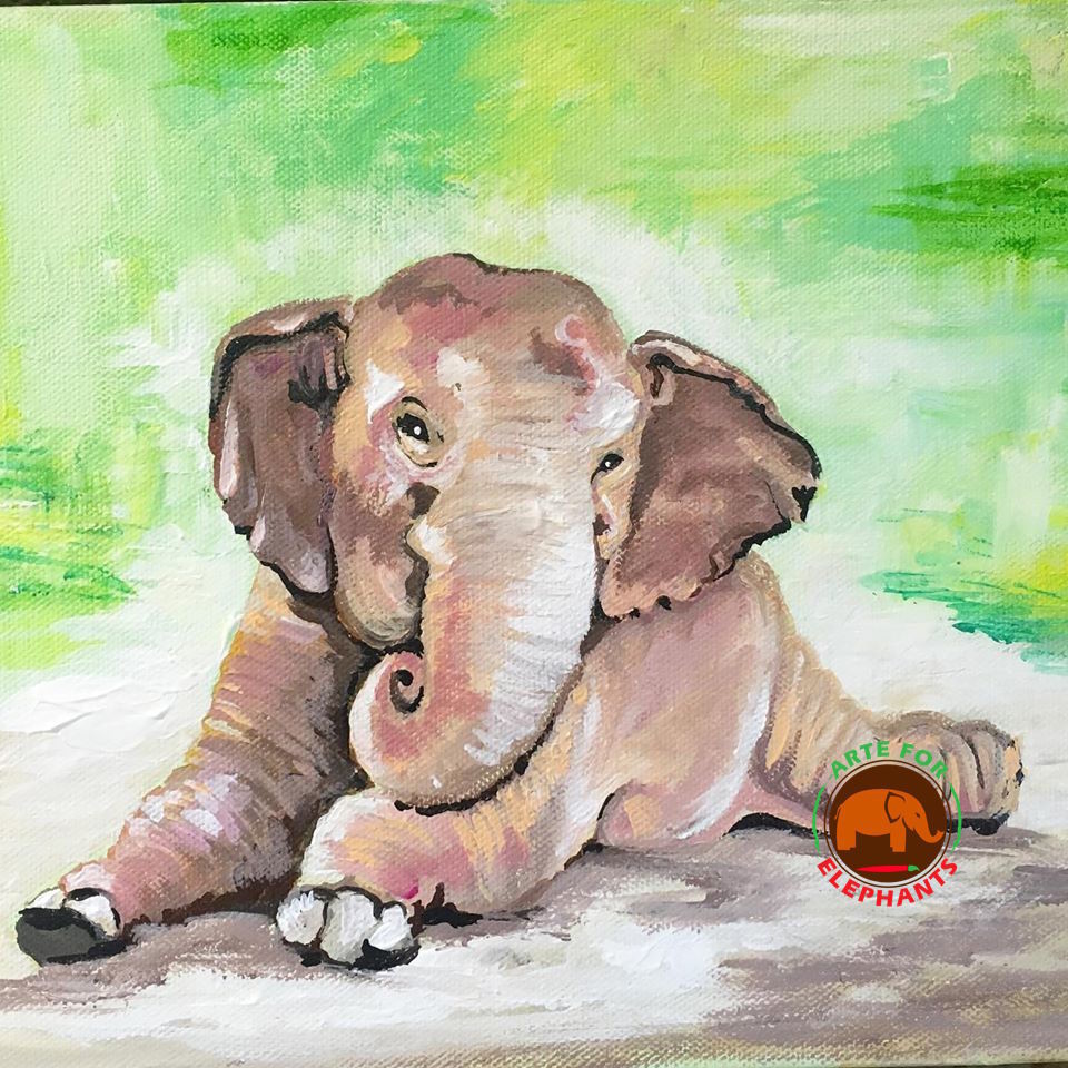Kabu at Rest- Original Acrylic Painting