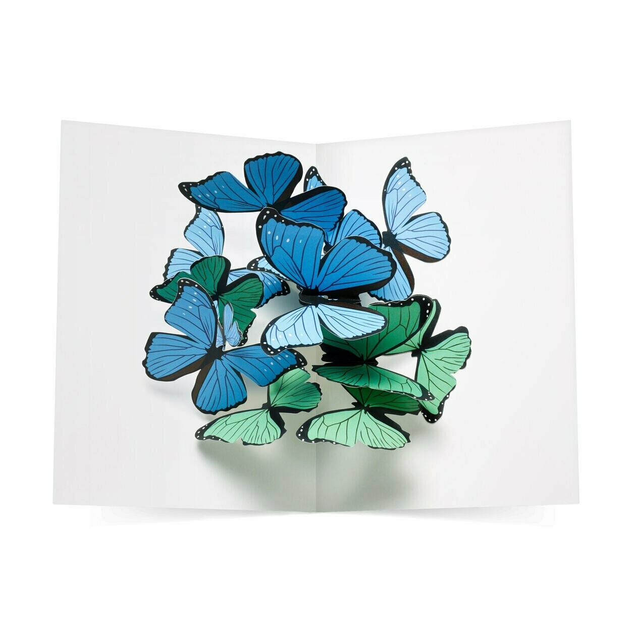 Carte Double Pop Up Papillons