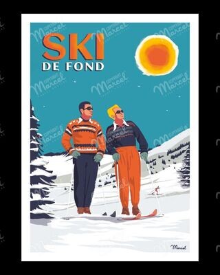 Affiche Ski de fond