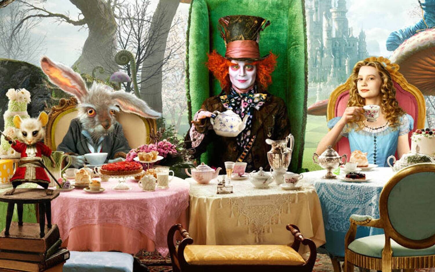 "Mad Hatter" tea party for 2