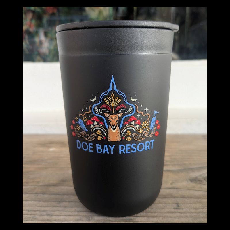 Doe Bay Stainless Tumbler – 14 oz Spill-Proof