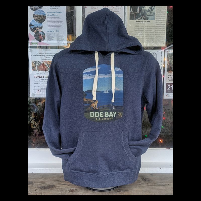 Doe Bay Lion & Salish Sea Hoodie – Bold Island Graphic