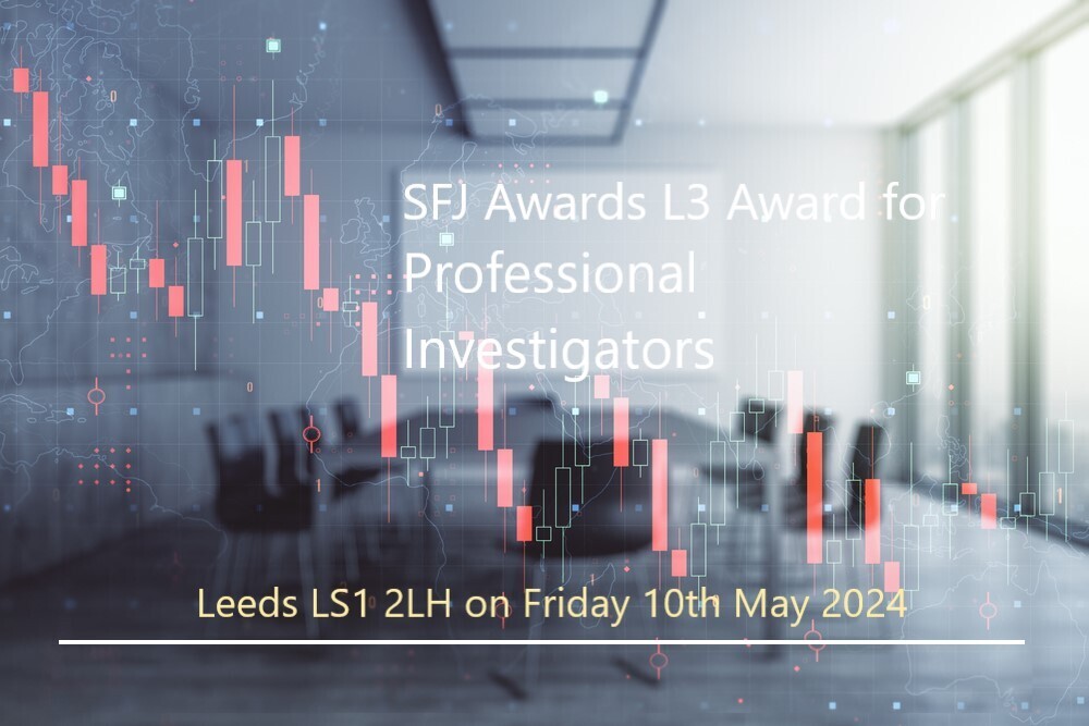 A Distance Learn programme leading to a final exam to achieve an industry recognised qualification in Professional Private Investigations