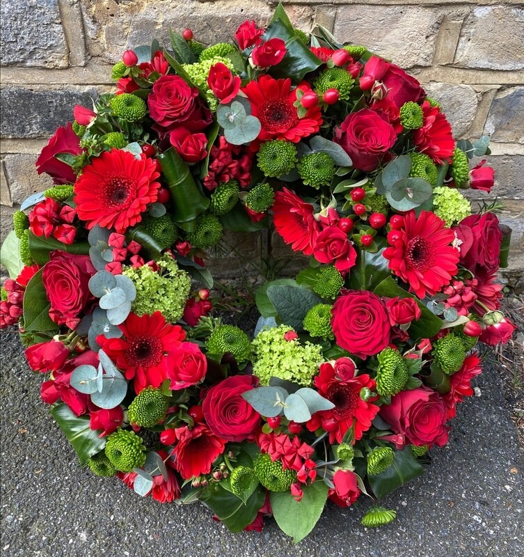 Red and Green wreath