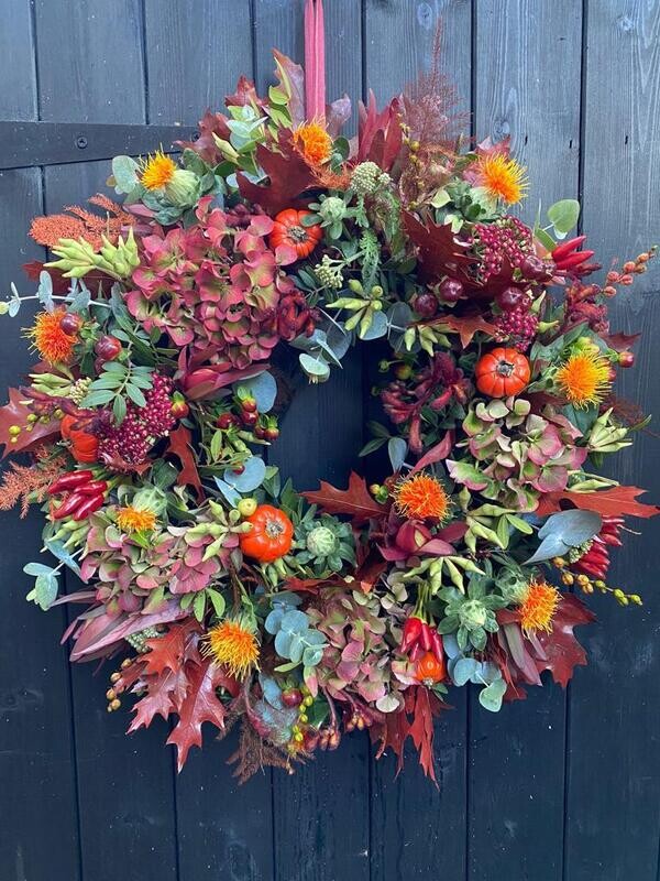 Autumnal Door Wreath