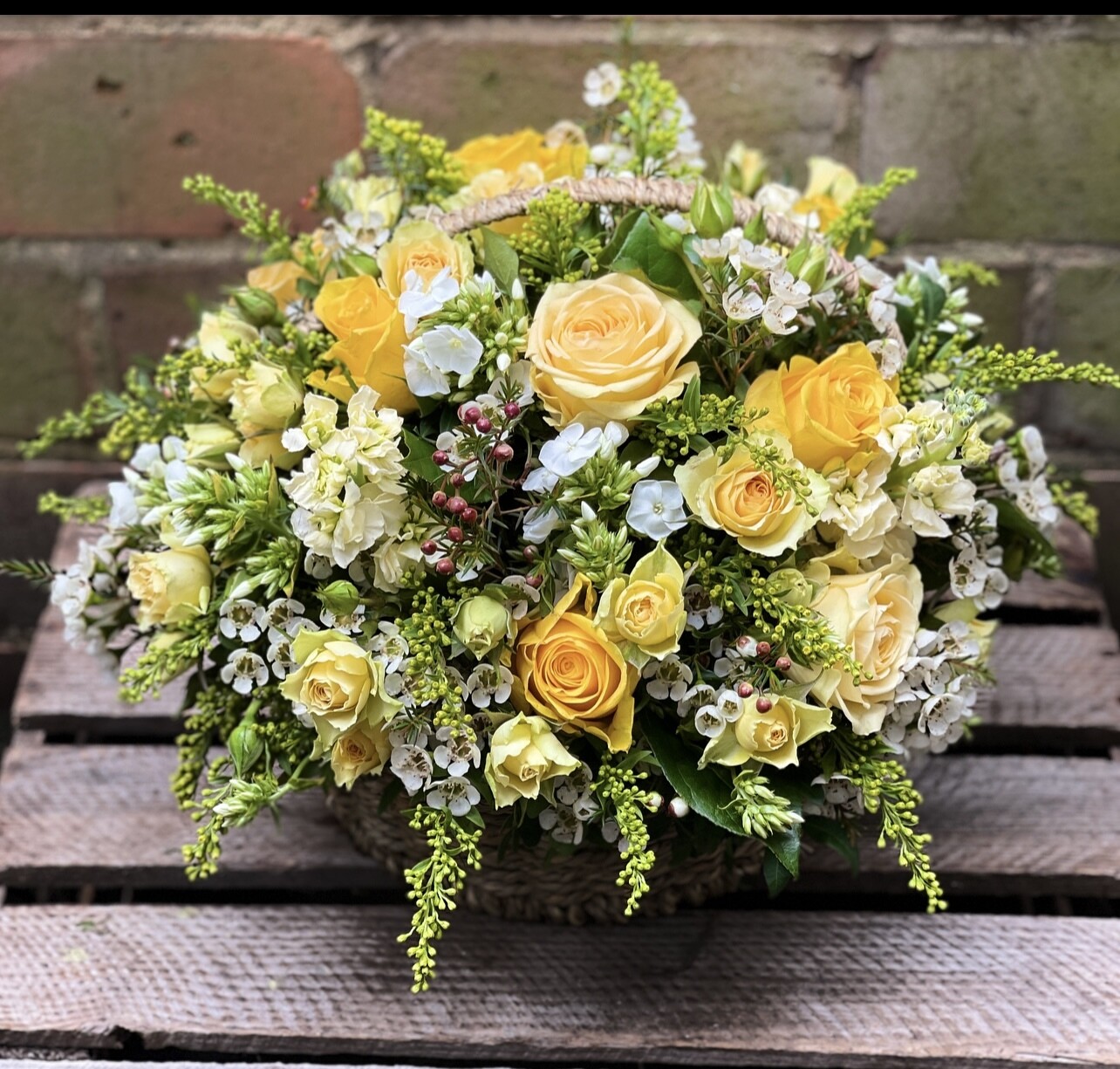 Ray of Sunshine Basket Arrangement