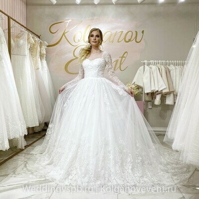 Свадебное платье "Изольда" (44 размер)