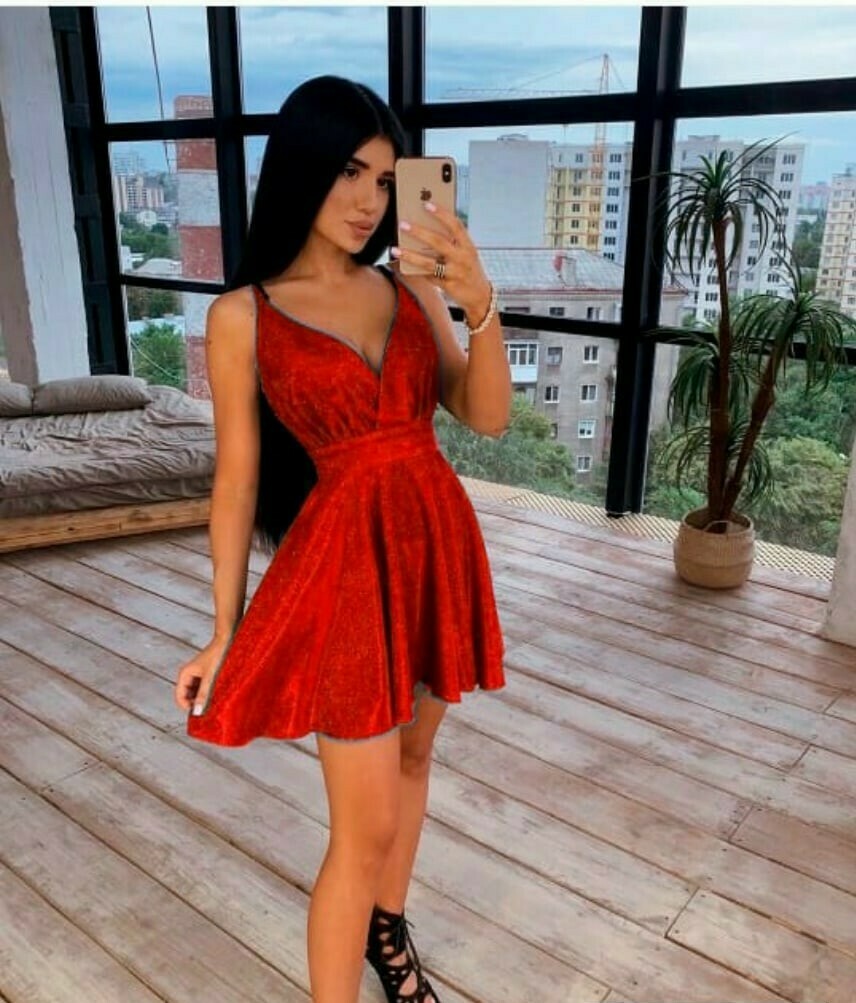 Вечернее платье красное (42, 46 размер)