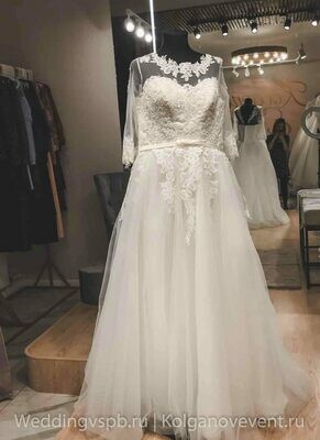 Свадебное платье "Маргарет" айвори (52 размер)