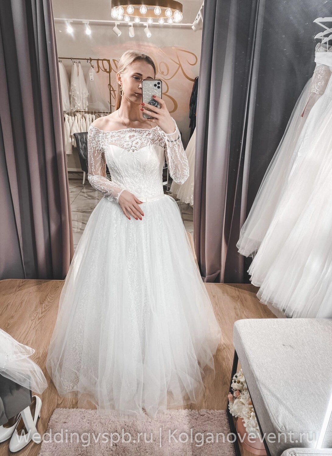 Свадебное платье "Андреа" (40-42 размер)