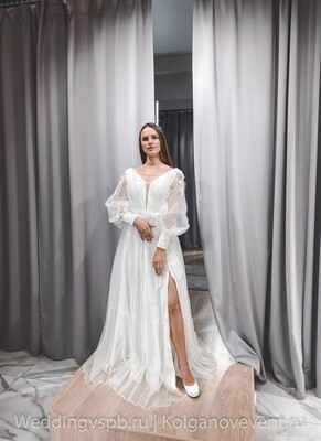 Свадебное платье "Фиала" (48 размер)