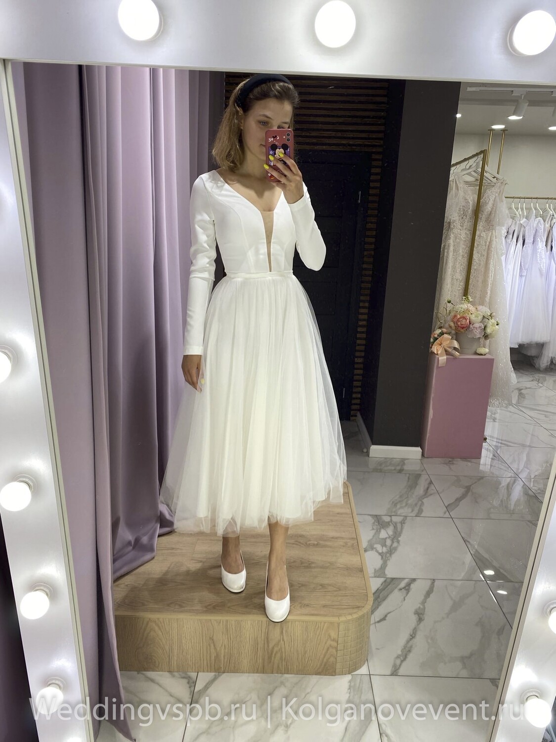 Свадебное платье "Оливия" (42 размер)