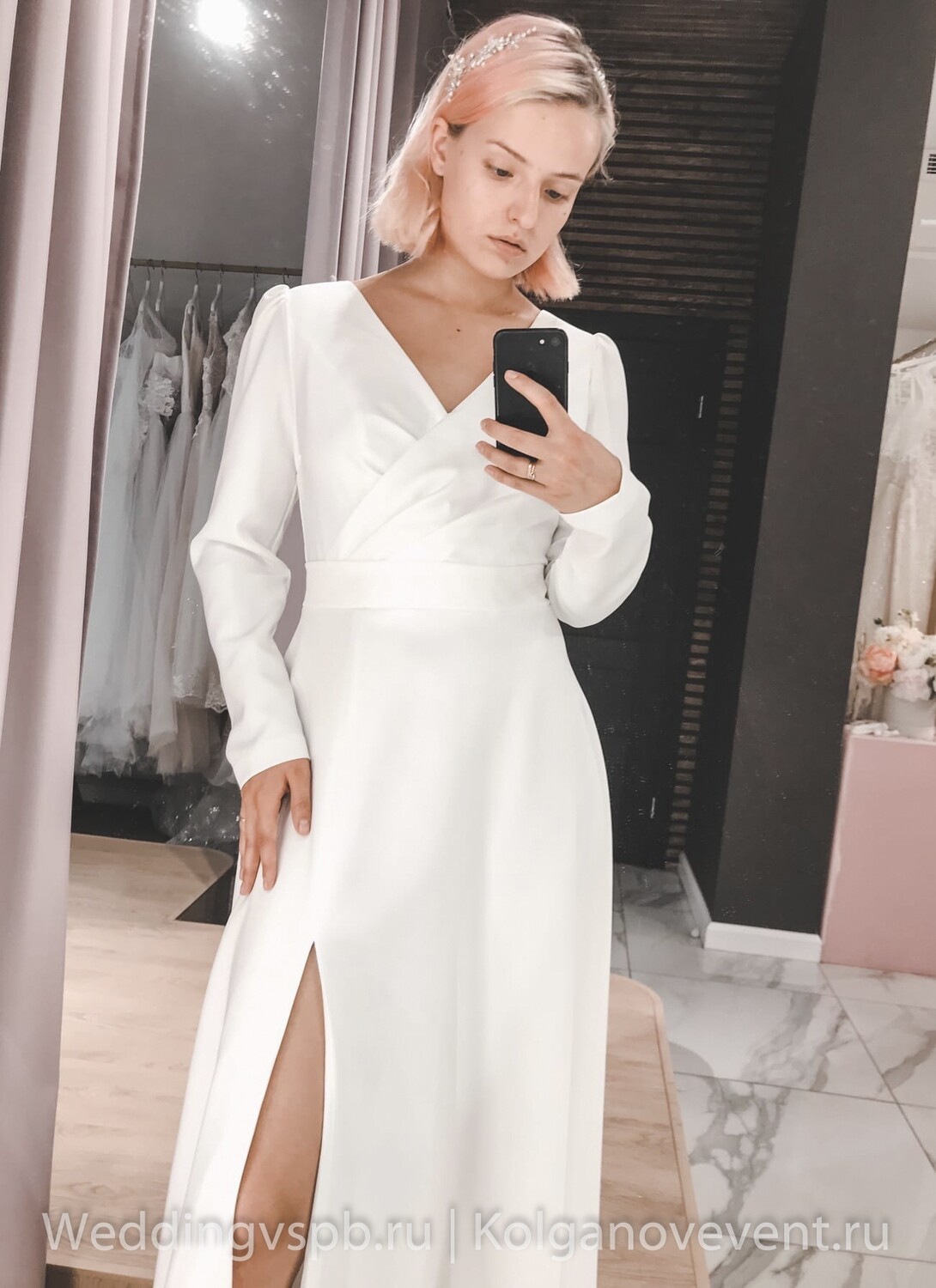 Свадебное платье "Анет" (50 размер)