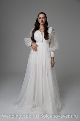 Свадебное платье "Фиала" (44 размер)