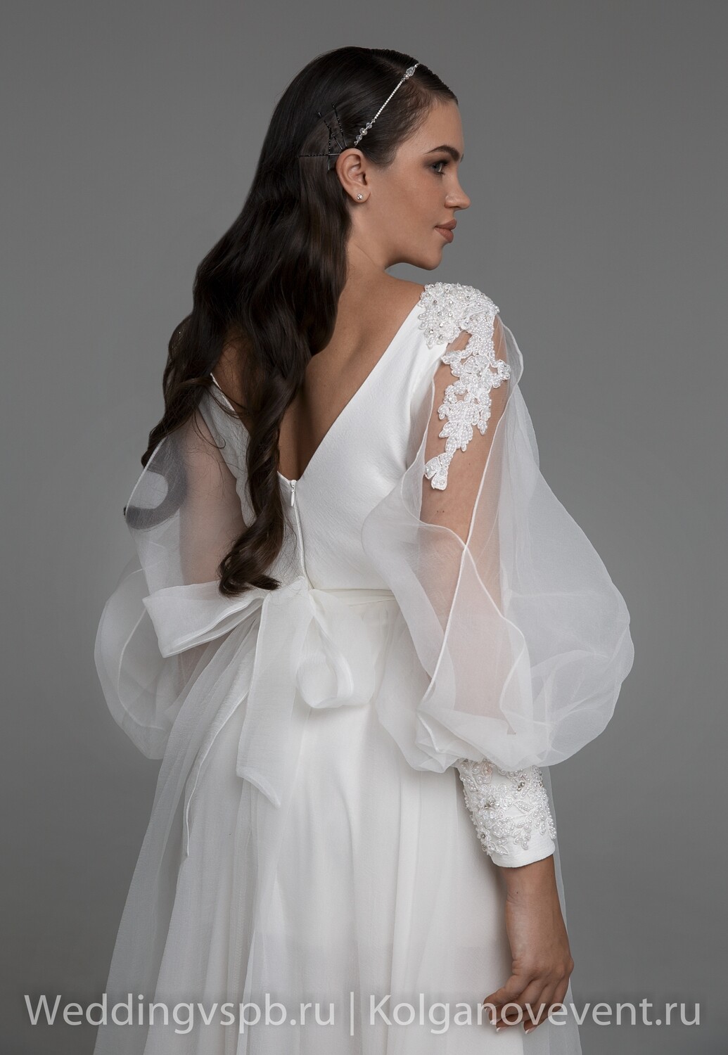 Свадебное платье "Фиала" (46 размер)