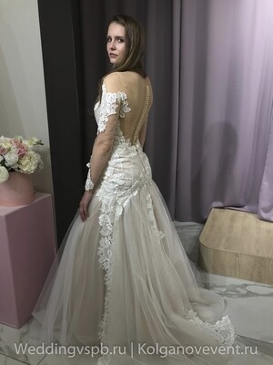 Свадебное платье "Энрика" (44 размер)