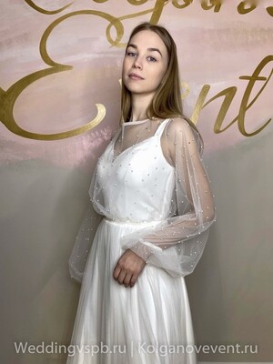 Свадебное платье "Сара" (46 размер)
