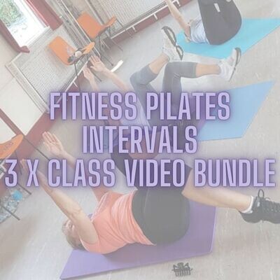Fitness Pilates Intervals - 3 x Class Video Bundle