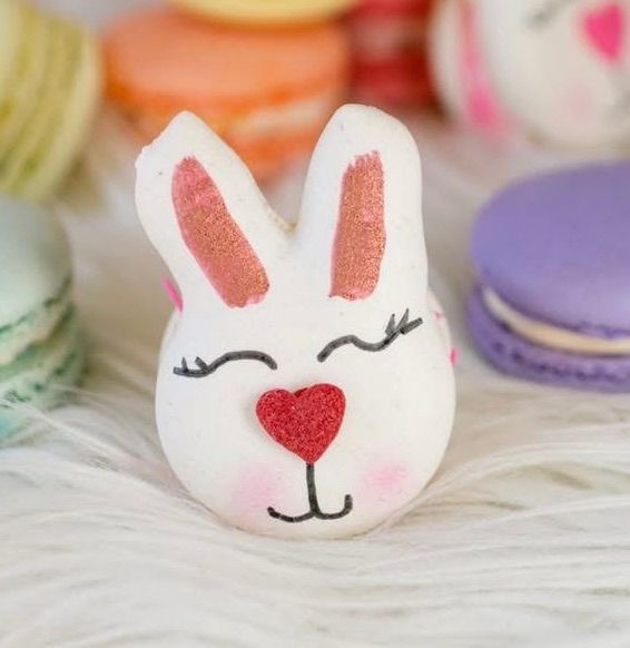 Easter Bunny French Macaron