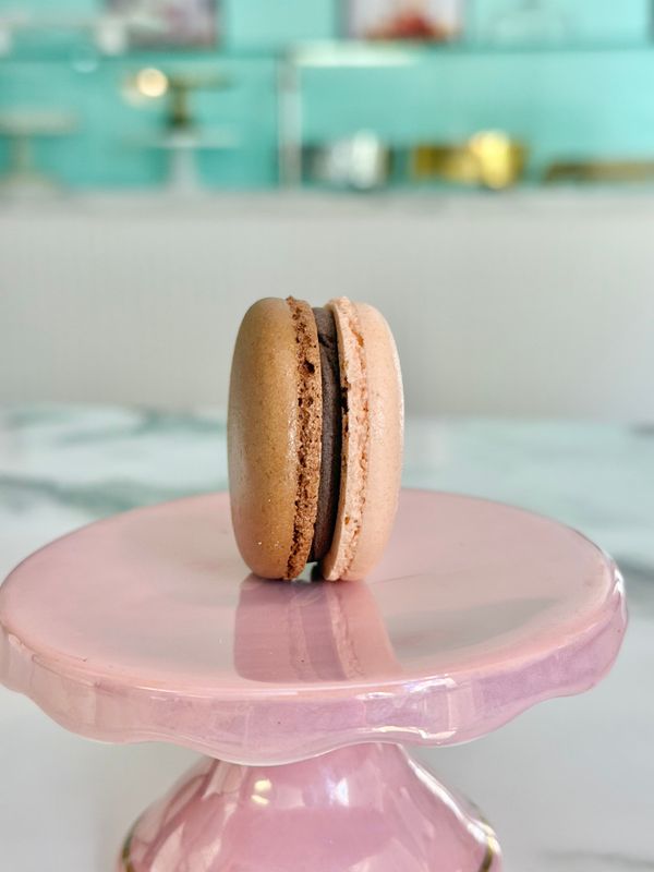 Chocolate Peanut Butter French Macaron