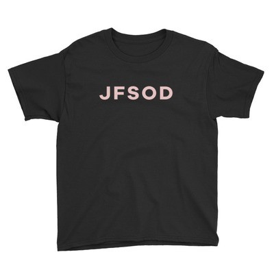 Kids JFSOD T-Shirt (Pink Letters)