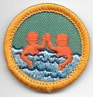 Swimming Yellow Border 1980-2000