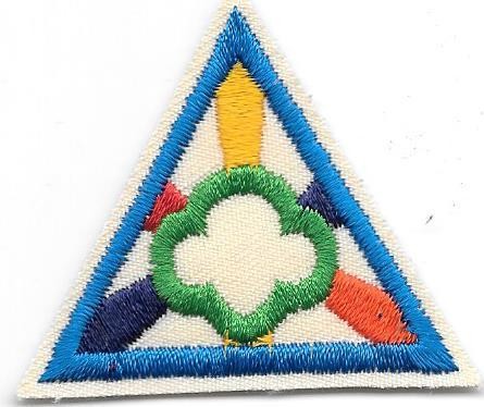 Girl Scout Ways Blue Border 1986-1999
