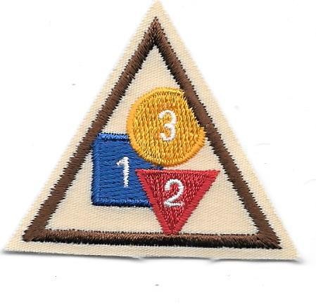 Numbers and Shapes Brown Border 2000-2010