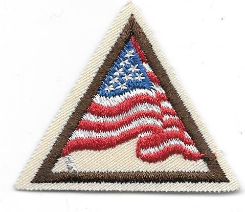 Wave the Flag Brown Border 2002-2010