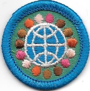 World of People Dabbler Blue Border 1980-1998