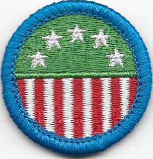 Girl Scouting in the USA Blue Border 1990-1998