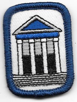 Museum Discovery Dark Blue Border 1997-2010
