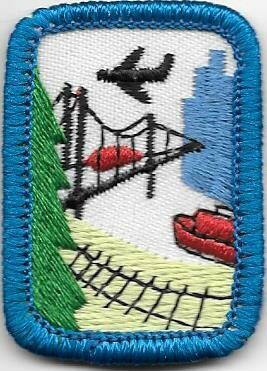 Travel Blue Border 1980-1996