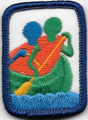 Paddle, Pole &amp; Roll Dark Blue Border 1997-2010