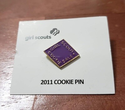 2011 Lavender Metal Cookie Pin