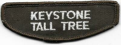 Keystone Tall Tree brownie ID strip