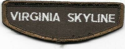 Virginia Skyline brownie ID strip