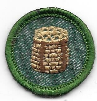 Campcraft--Marrow edge, light green border 1955-1956