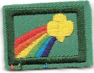 Junior Sign of the Rainbow 1980-1997, Color: Dark Green