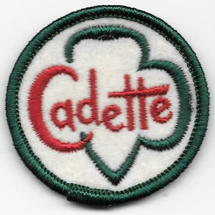 Cadette 2 in felt emblem