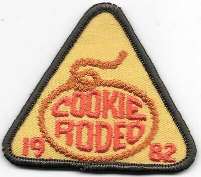 Base Patch 3 (triangle) Cookie Rodeo 1982 Little Brownie Bakers