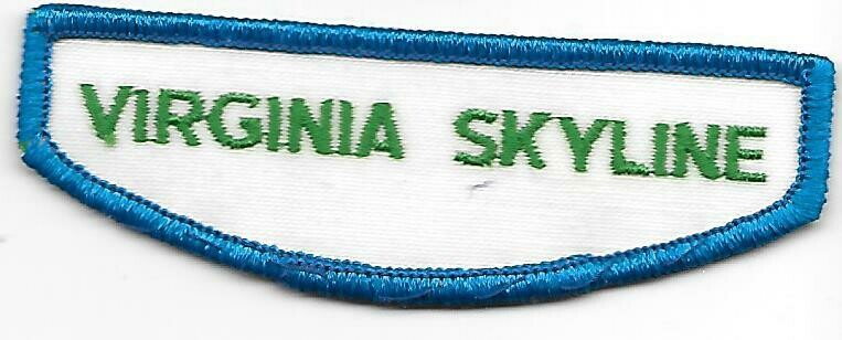 Virginia Skyline Jr/C/S/A ID strip 1980-2013