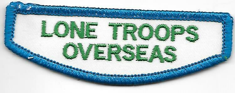 Lone Troops Overseas Jr/C/S/A ID strip 1980-2013