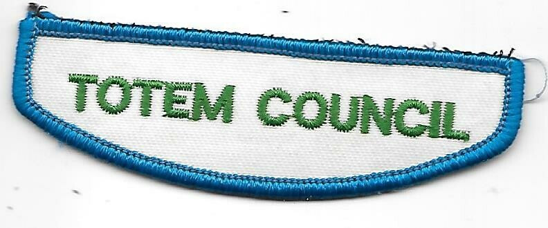Totem Council Jr/C/S/A ID strip 1980-2013