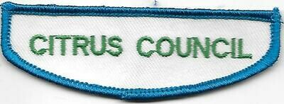 Citrus Council Jr/C/S/A ID strip 1980-2013