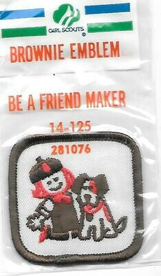 Be A Friend Maker Brownie Pre-try-it 1982-1984