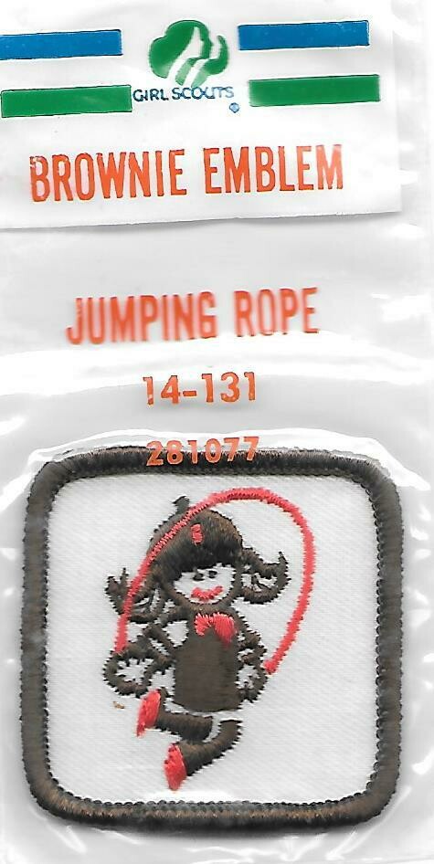 Jumping Rope Brownie Pre-try-it  1982-1984